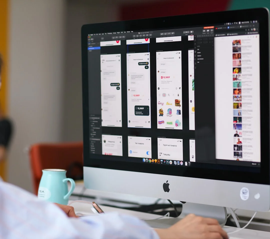 Laptop screen showing Pexels website, ideal for stock photo needs.